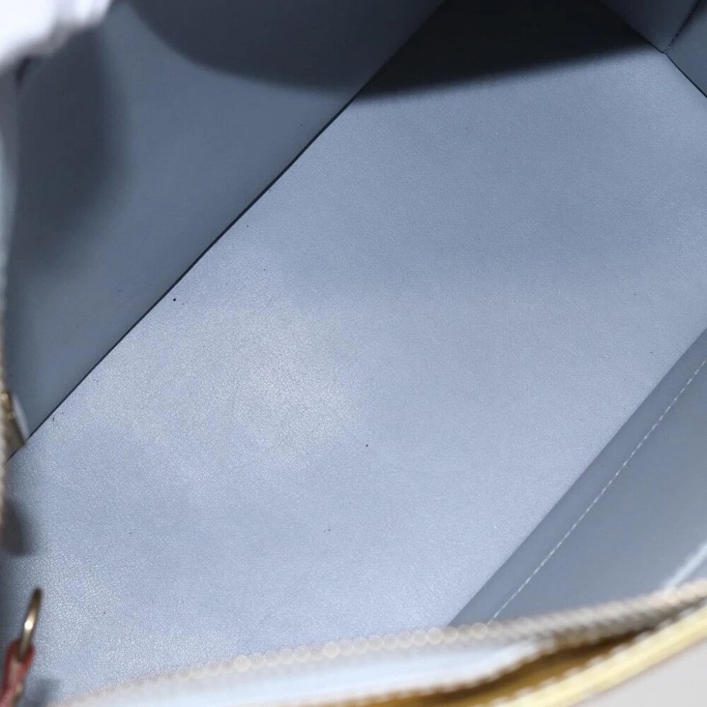 LOUIS VUITTON Monogram Vernis Houston Hand Bag Gris - Picture 13 of 14